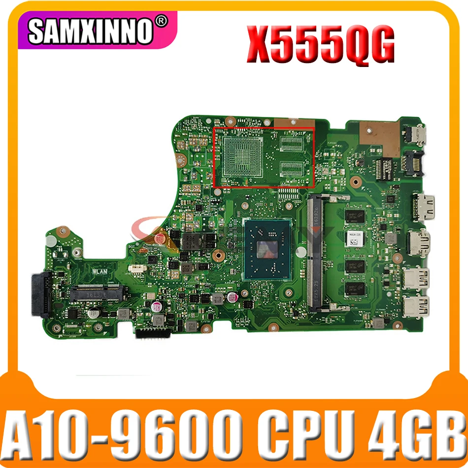 SAMXINNO A10-9600 CPU 4GB RAM GM For ASUS X555Q A555Q X555QG X555BP X555BA laptop motherboard X555QA mainboard tested full 100%
SAMXINNO A10-9600 CPU 4GB RAM GM For ASUS X555Q A555Q X555QG X555BP X555BA laptop motherboard X555QA mainboard tested full 100%