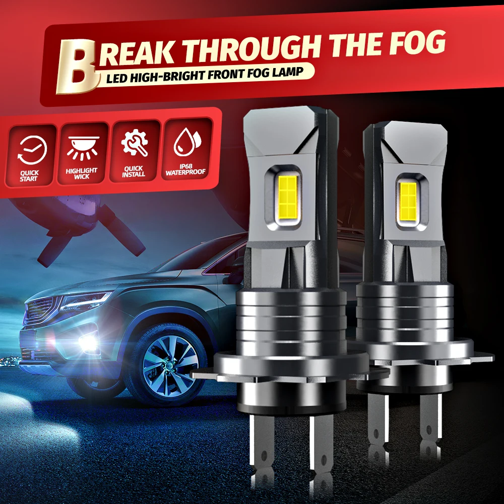 2Pcs Mini Size H7 LED Headlight Bulb for VW Audi BMW Citroen Ford Hyundai Chevrolet Mercedes Benz Car Fog Light Lamp 12000LM
2Pcs Mini Size H7 LED Headlight Bulb for VW Audi BMW Citroen Ford Hyundai Chevrolet Mercedes Benz Car Fog Light Lamp 12000LM