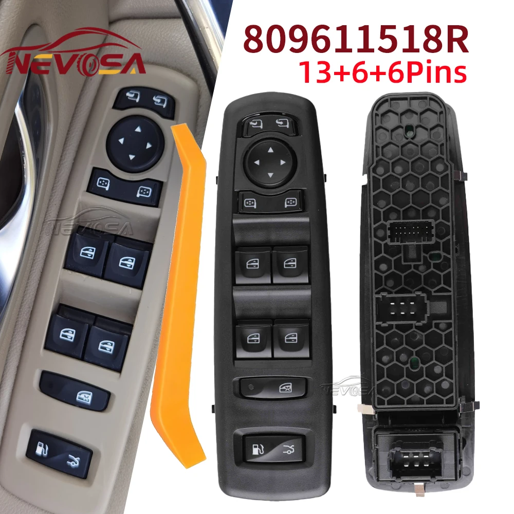 Для Renault Latitude L70 Talisman 2011 года Samsung SM5 SM7 2017, переключатель управления стеклоподъемником, кнопка топливного бака, панель 809611518R
Для Renault Latitude L70 Talisman 2011 года Samsung SM5 SM7 2017, переключатель управления стеклоподъемником, кнопка топливного бака, панель 809611518R