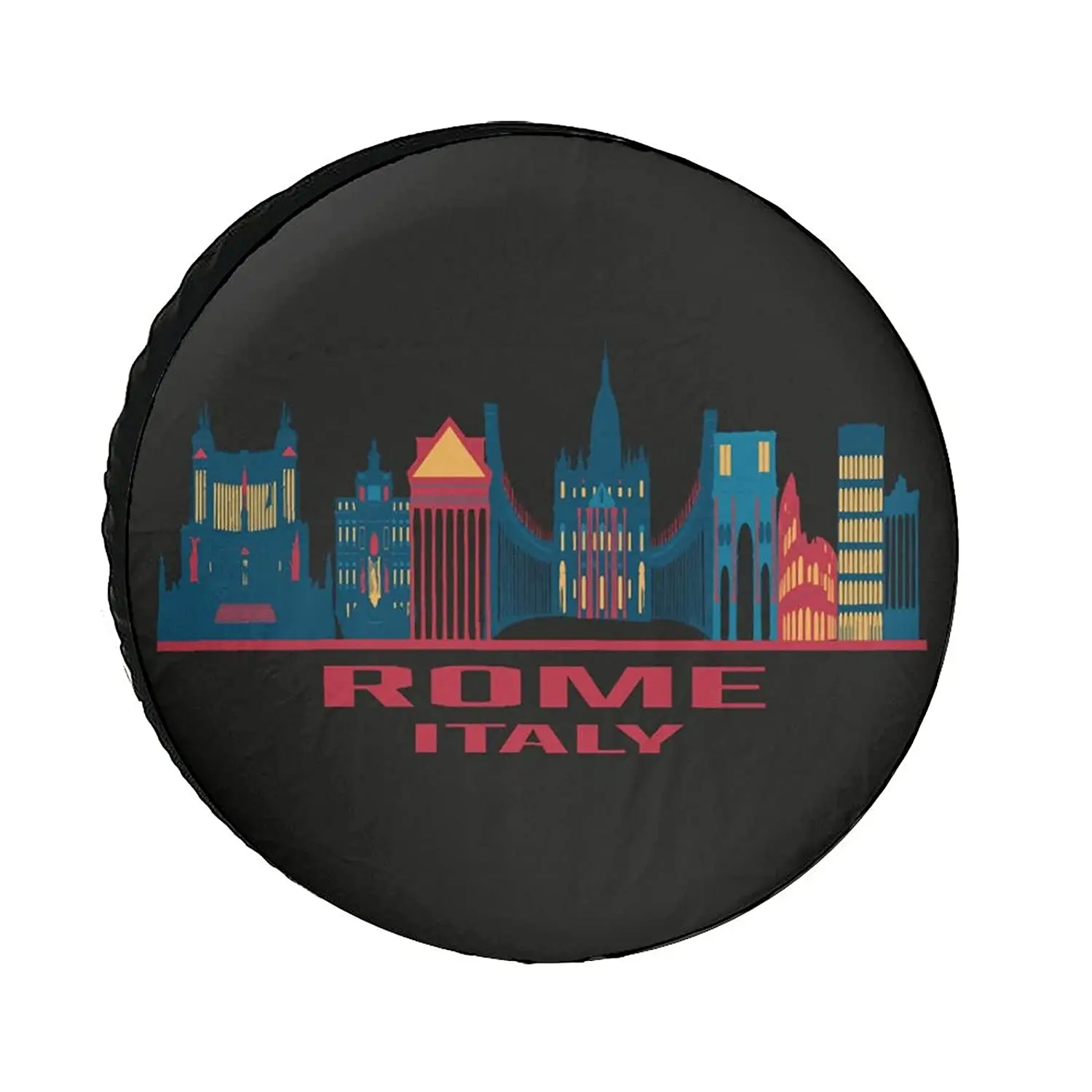 Italy Rome Universe Exploration Tire Covers Wheel Cover Protectors Weatherproof UV Protection Spare Tire Cover Universal
Italy Rome Universe Exploration Tire Covers Wheel Cover Protectors Weatherproof UV Protection Spare Tire Cover Universal