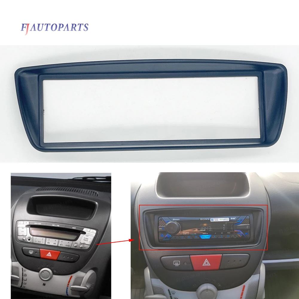 Stereo Radio Fascia Panel Frame for Citroen C1 Peugeot 107 Toyota Aygo Audio Interior Cover Trim
Stereo Radio Fascia Panel Frame for Citroen C1 Peugeot 107 Toyota Aygo Audio Interior Cover Trim