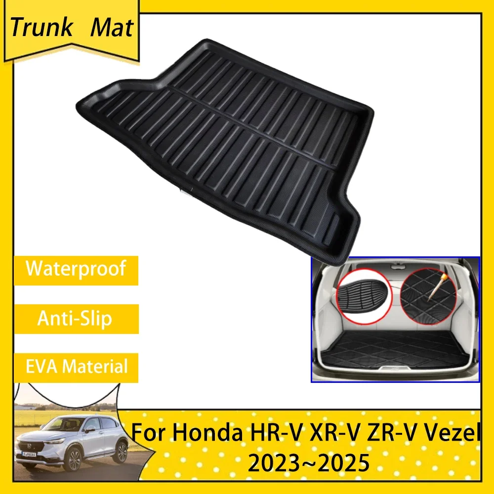 Коврики для багажника Vezel Honda HRV HR V XRV XR ZRV ZR 2023 2024 2025 задние противоскользящие
