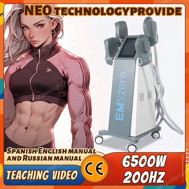 

Neo 6500W NEO HI-EMT Weight Lose Machine Body Slimming Muscle Building Shape EMSZero With CE Approve