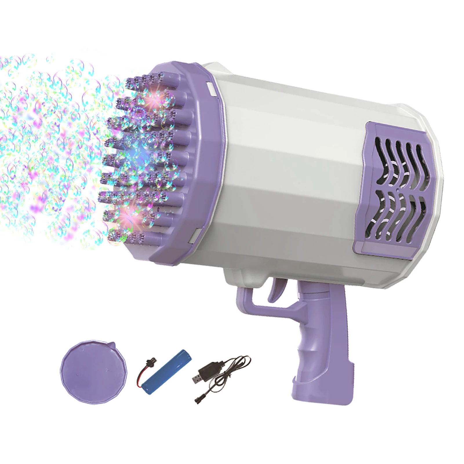

Kids Bubble Machine Bubble Guns For Kids With 360-Degree Leak-Proof Design Bubble Blower For 3 4 5 6 7 8 Years Old Toddlers Boys