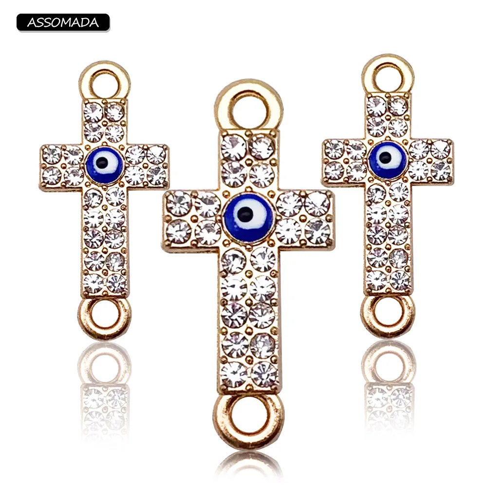 10pcs Turkish Evil Eye Crosses Charms Beads Connectors Bracelet Religious Cross Blue Eye Pendant Necklaces DIY Jewelry Making
10pcs Turkish Evil Eye Crosses Charms Beads Connectors Bracelet Religious Cross Blue Eye Pendant Necklaces DIY Jewelry Making