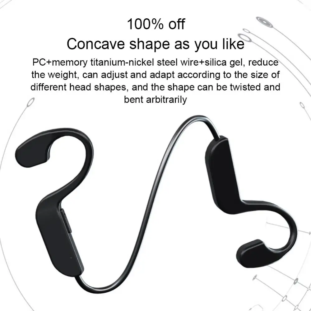 Sport Waterproof Wireless Headphone High-definition Calls Bone Conduction Earphones -compatible Headphones Sweat Proof
Sport Waterproof Wireless Headphone High-definition Calls Bone Conduction Earphones -compatible Headphones Sweat Proof