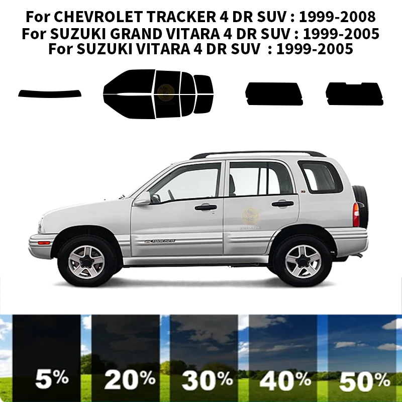 Precut nanoceramics car UV Window Tint Kit Automotive Window Film For CHEVROLET TRACKER 4 DR SUV 1999-2008
Precut nanoceramics car UV Window Tint Kit Automotive Window Film For CHEVROLET TRACKER 4 DR SUV 1999-2008