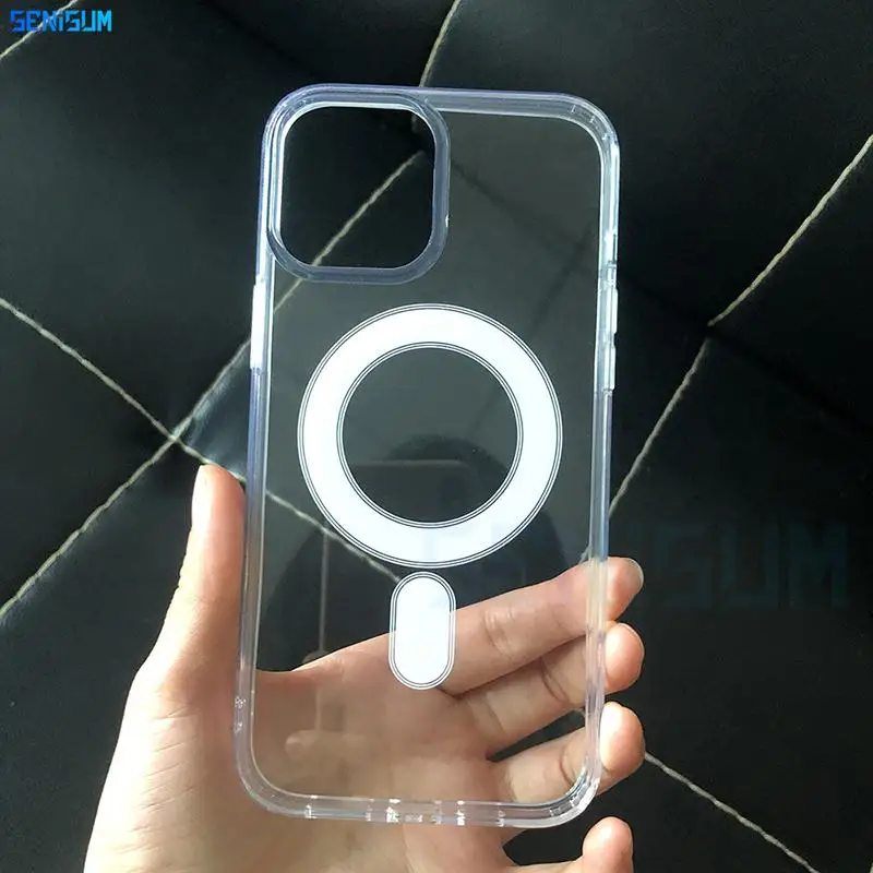 For Magsafe Magnetic Transparent Protection Case For iPhone 12 mini 12 Pro Max Cover Wireless Charging Phone Case Accessories
For Magsafe Magnetic Transparent Protection Case For iPhone 12 mini 12 Pro Max Cover Wireless Charging Phone Case Accessories