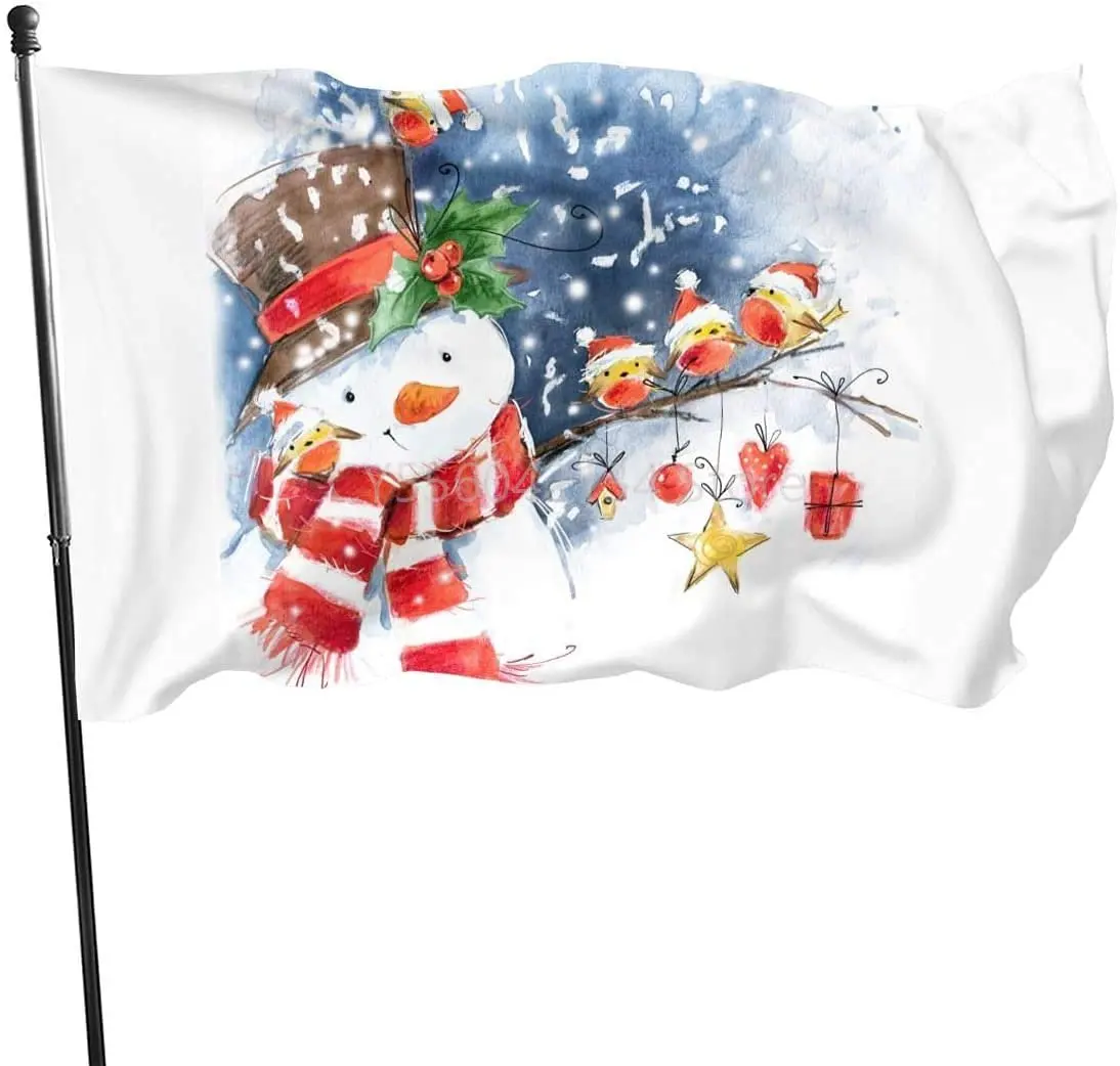Winter Holiday Merry Christmas Snowman Star Bird Flag Garden Yard House Flags Indoor and Outdoor Sport Decoration
Winter Holiday Merry Christmas Snowman Star Bird Flag Garden Yard House Flags Indoor and Outdoor Sport Decoration