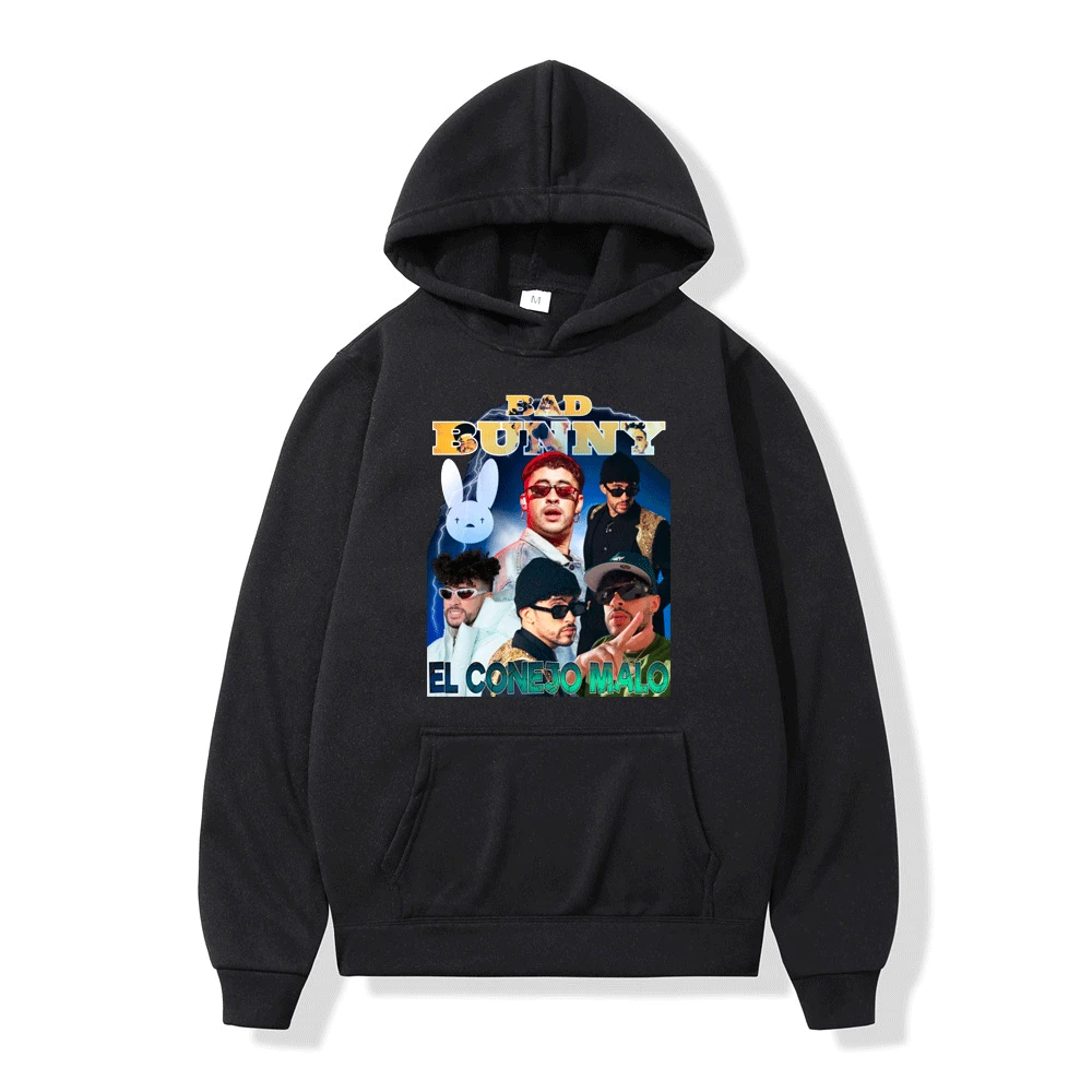 Fashion Anime Hoodie Rapper Bad Bunny Hoodies Men's Women Hip Hop Coats Sweatshirts Winter Long Sleeve Hooded Pullover Tracksuit
Fashion Anime Hoodie Rapper Bad Bunny Hoodies Men's Women Hip Hop Coats Sweatshirts Winter Long Sleeve Hooded Pullover Tracksuit