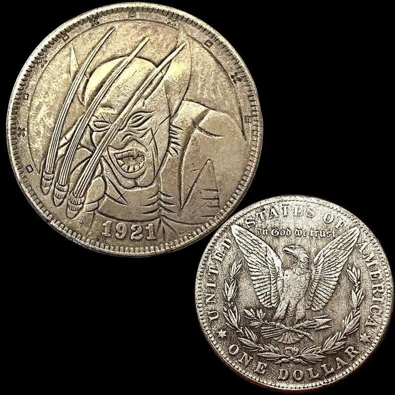 Vintage Metal Kids Toys Art Coin Collectibles Funny Monster Claws Commemoration Home Decor Craft Hobo Coins Birthday Gifts
Vintage Metal Kids Toys Art Coin Collectibles Funny Monster Claws Commemoration Home Decor Craft Hobo Coins Birthday Gifts