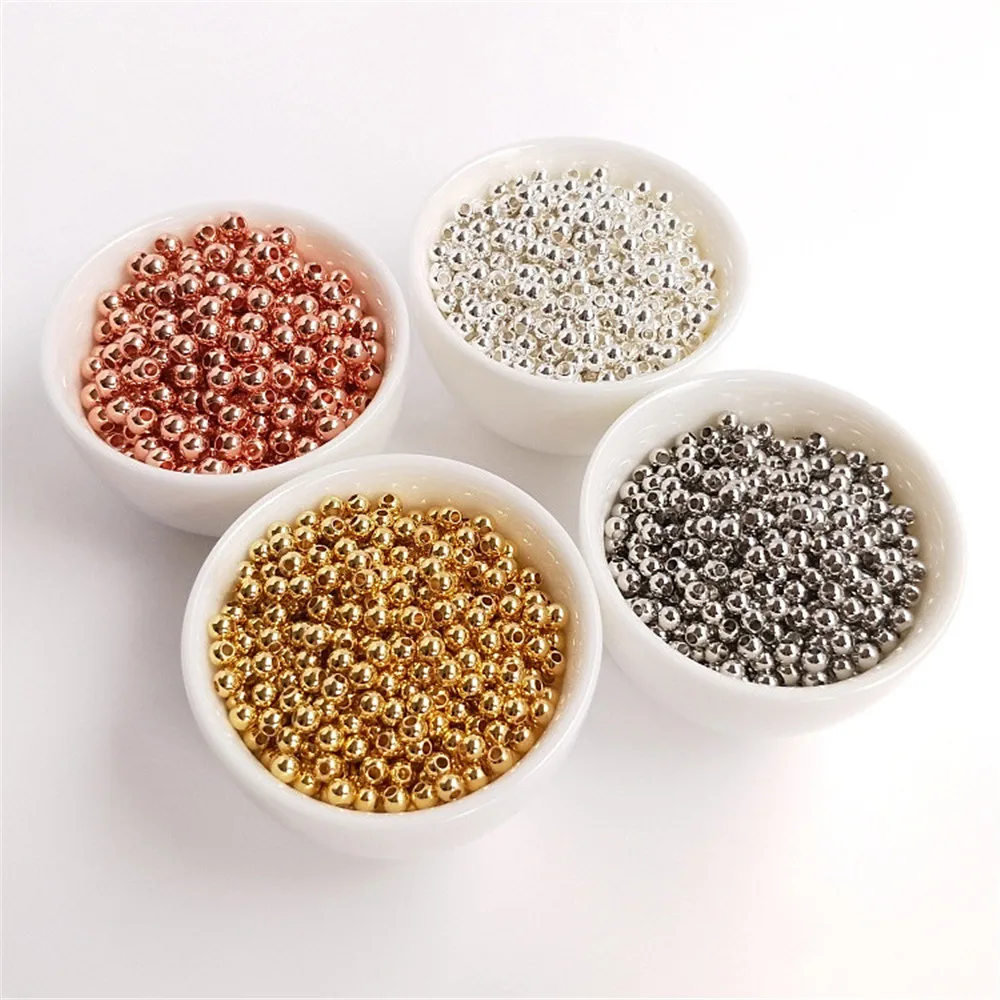 Scattered beads Real 18K Gold Filled Plated beads white and gold silver beads diy handmade beads first jewelry materials
Scattered beads Real 18K Gold Filled Plated beads white and gold silver beads diy handmade beads first jewelry materials