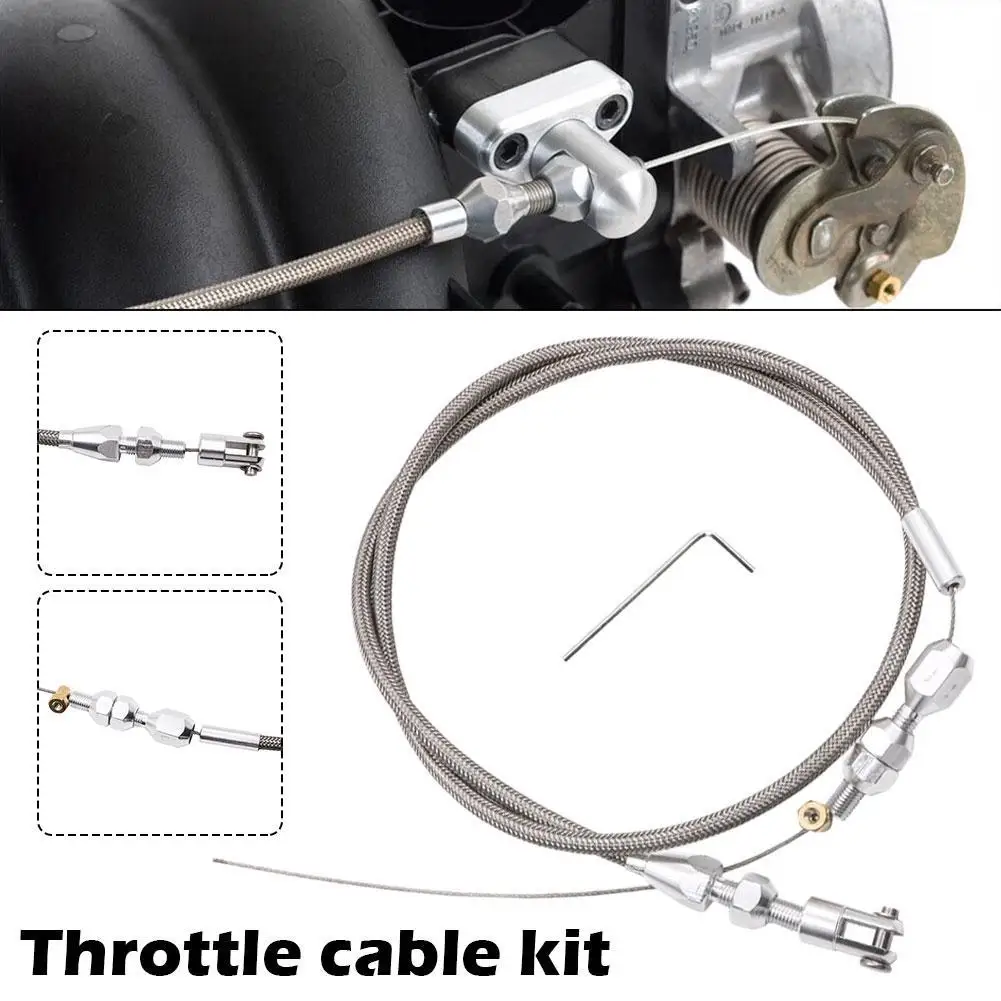 36 Inch Cable Braided Accelerator Cable Kit for Chevrolet Car Modification Parts
36 Inch Cable Braided Accelerator Cable Kit for Chevrolet Car Modification Parts
