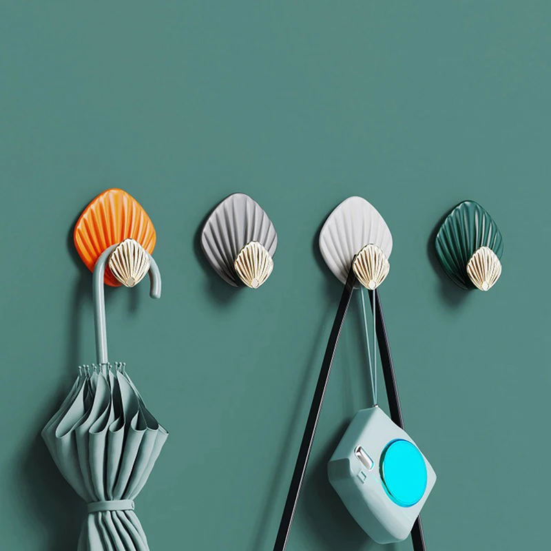 4pcs Creative Shell Shape Wall Hanging Hook Punch-free Strong Adhesive Hook Non-marking Clothes Sticky Hooks
4pcs Creative Shell Shape Wall Hanging Hook Punch-free Strong Adhesive Hook Non-marking Clothes Sticky Hooks