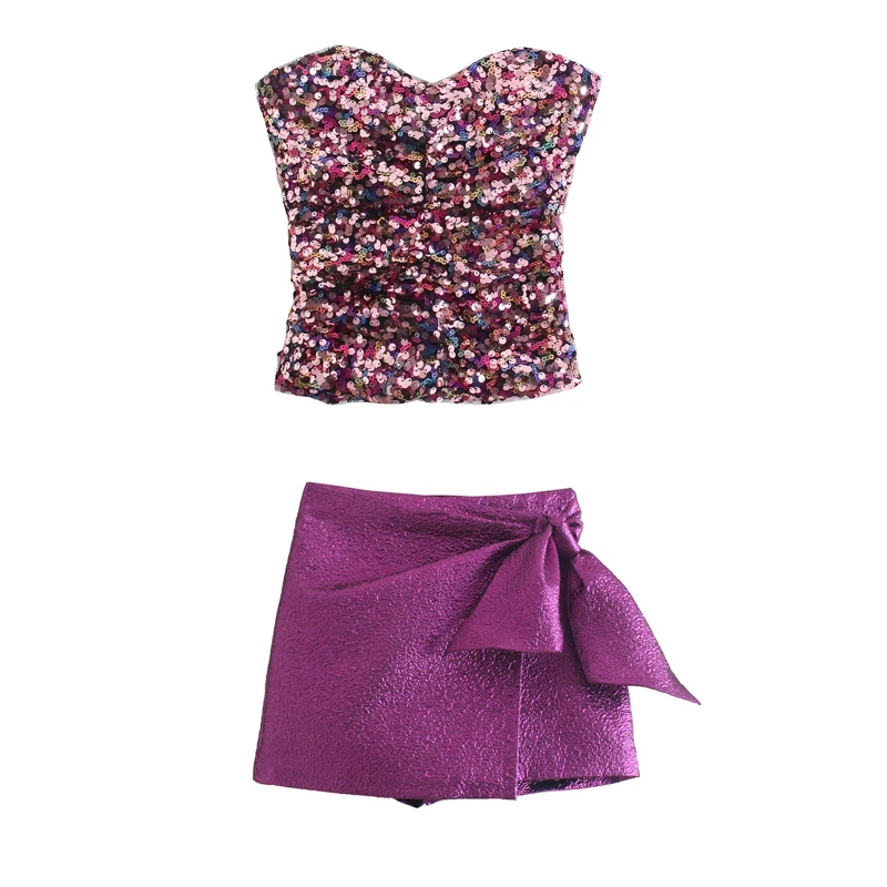 2021 Sleeveless Y2K Off Shoulder Corset Crop Top Cropped Sequin Top Woman Strapless Backless Tube Sexy Tops Women
2021 Sleeveless Y2K Off Shoulder Corset Crop Top Cropped Sequin Top Woman Strapless Backless Tube Sexy Tops Women