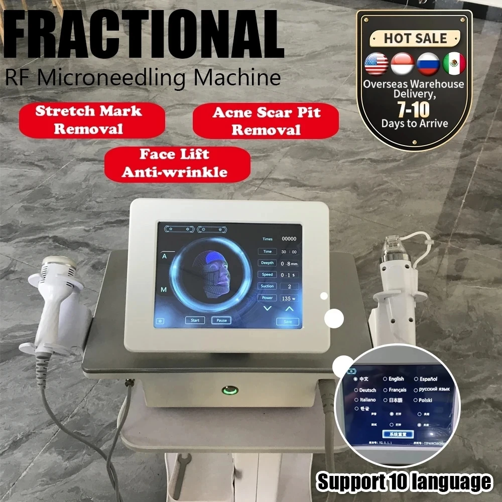 2-in-1 state-of-the-art fractional RF microneedle machine/the most popular RF microneedle beauty machine for facial enhancement
2-in-1 state-of-the-art fractional RF microneedle machine/the most popular RF microneedle beauty machine for facial enhancement