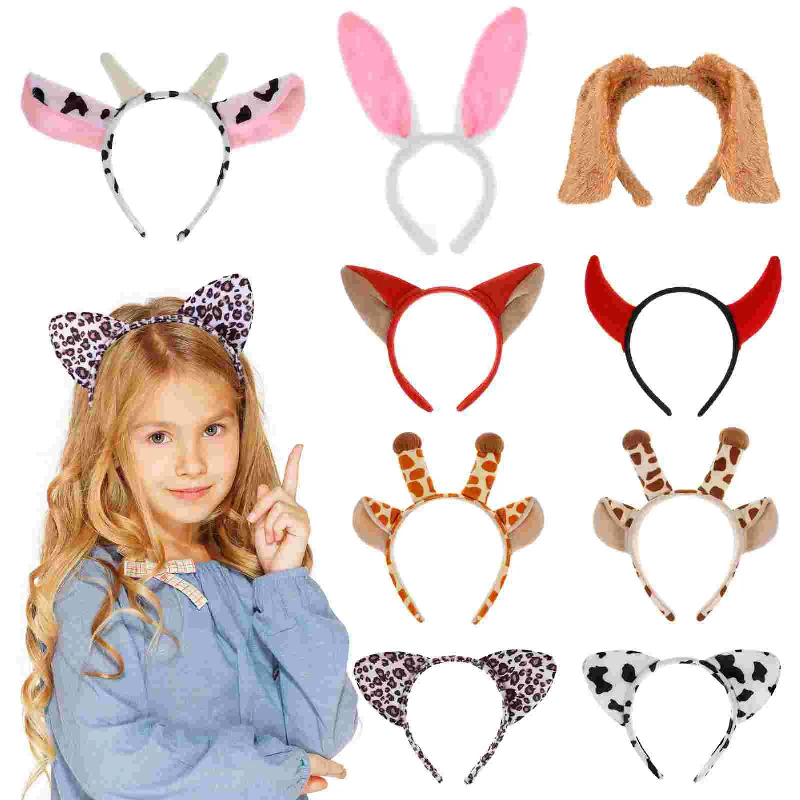 Pieces Zoo Ear Headbands Cartoon Plush Ear Hairbands Costume Set Plush Ear Headwear Hair Accessories
Pieces Zoo Ear Headbands Cartoon Plush Ear Hairbands Costume Set Plush Ear Headwear Hair Accessories