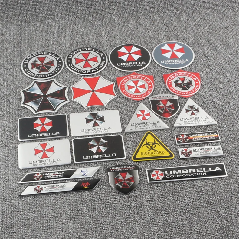 1 Pcs 3D Car Stickers For Umbrella Corporation Fender Trunk Aluminum Emblem Cartoon Game Auto Motorcycle Accessories Body Patch
1 Pcs 3D Car Stickers For Umbrella Corporation Fender Trunk Aluminum Emblem Cartoon Game Auto Motorcycle Accessories Body Patch