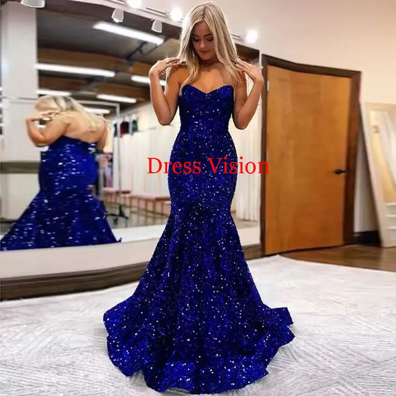 Sequins Mermaid Prom Dresses With Sweep Train Party Dress Vestidos De Fiesta Elegantes Para Boda Largo
Sequins Mermaid Prom Dresses With Sweep Train Party Dress Vestidos De Fiesta Elegantes Para Boda Largo