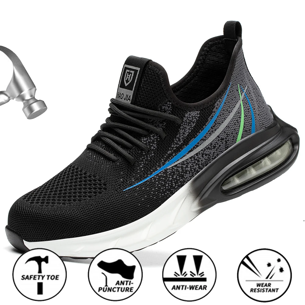 Autumn Men Cushion Work Shoes Safety Shoe Sneakers Men Steel Toe Cap foot Protection Anti-smash Anti-puncture Safety Work Shoes
Autumn Men Cushion Work Shoes Safety Shoe Sneakers Men Steel Toe Cap foot Protection Anti-smash Anti-puncture Safety Work Shoes
