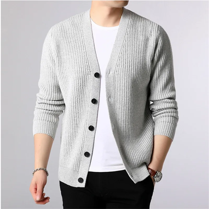 Autumn Winter Fashion Cardigan Men Solid Single Breasted Sweater Casual Warm Kintted Cardigan Mens Knitwear Sweater Jackets Coat
Autumn Winter Fashion Cardigan Men Solid Single Breasted Sweater Casual Warm Kintted Cardigan Mens Knitwear Sweater Jackets Coat