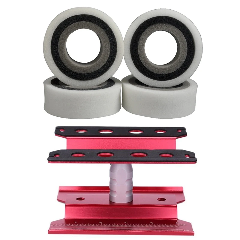 1Set Metal RC Car Workstation Repair 360 Degree Rotation & 4Pcs Insert Inlay Foam Sponge For 1.9 Inch RC Crawler Tires
1Set Metal RC Car Workstation Repair 360 Degree Rotation & 4Pcs Insert Inlay Foam Sponge For 1.9 Inch RC Crawler Tires