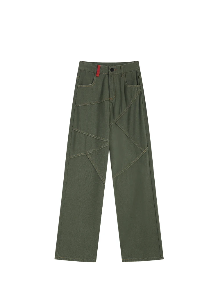 2022 Autumn Women New High Waist Wide Leg Solid Color Denim Pants Vintage Straight Cylinder Patchwork Baggy Casual Jean Trousers
2022 Autumn Women New High Waist Wide Leg Solid Color Denim Pants Vintage Straight Cylinder Patchwork Baggy Casual Jean Trousers