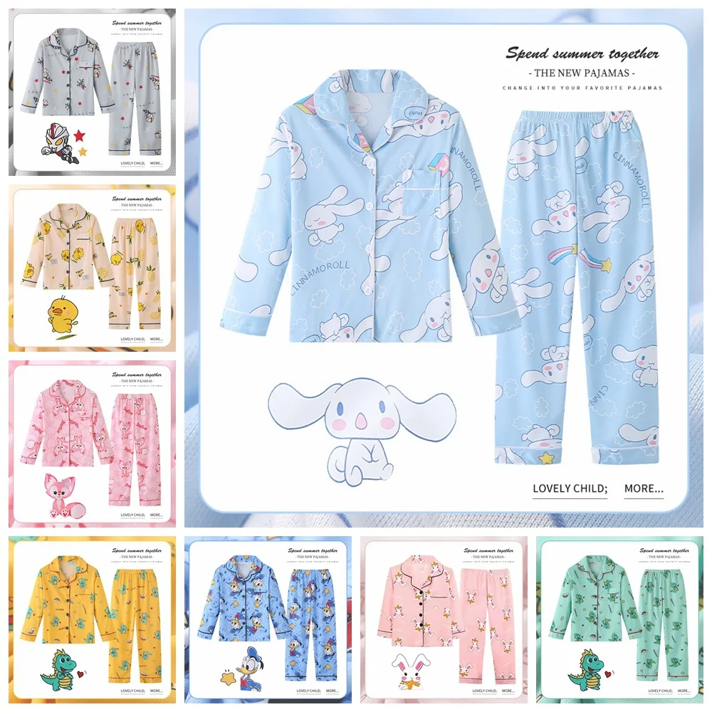 Pokemon Casual Suit Cartoon Long Sleeve Sanrio Kuromi Hello Kitty My Melody Children's Home Clothes Suit Autumn and Winter
Pokemon Casual Suit Cartoon Long Sleeve Sanrio Kuromi Hello Kitty My Melody Children's Home Clothes Suit Autumn and Winter