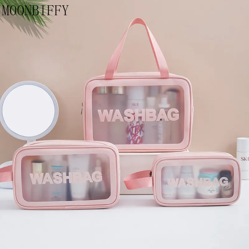 PU Women Travel Storage Bag Cosmetic Bag Makeup Bag Travel Organizer Bags Waterproof Washbag Transparent Cosmetic Cases
PU Women Travel Storage Bag Cosmetic Bag Makeup Bag Travel Organizer Bags Waterproof Washbag Transparent Cosmetic Cases