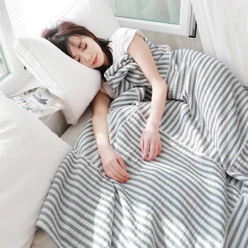 Japanese simple throw blanket cotton gauze towel quilt summer nap soft blanket single double sheet cool quilt thin sofa cover
Japanese simple throw blanket cotton gauze towel quilt summer nap soft blanket single double sheet cool quilt thin sofa cover