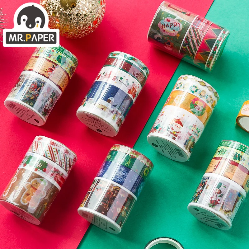 JIUMO 6 Design Message Christmas Carnival Series Combination Washi Tape Scrapbook DIY Decoration Creative Masking Tape
JIUMO 6 Design Message Christmas Carnival Series Combination Washi Tape Scrapbook DIY Decoration Creative Masking Tape