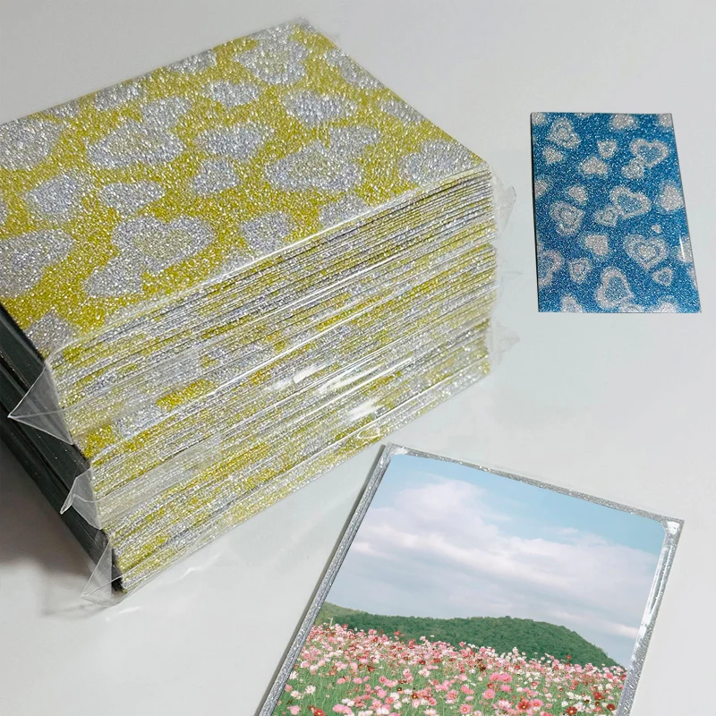 50pcs Kpop Postcard Protector Laser Photo Albums Sleeves For Women Men ID Credit Card Holder PVC Transparent Business Card Bag
50pcs Kpop Postcard Protector Laser Photo Albums Sleeves For Women Men ID Credit Card Holder PVC Transparent Business Card Bag