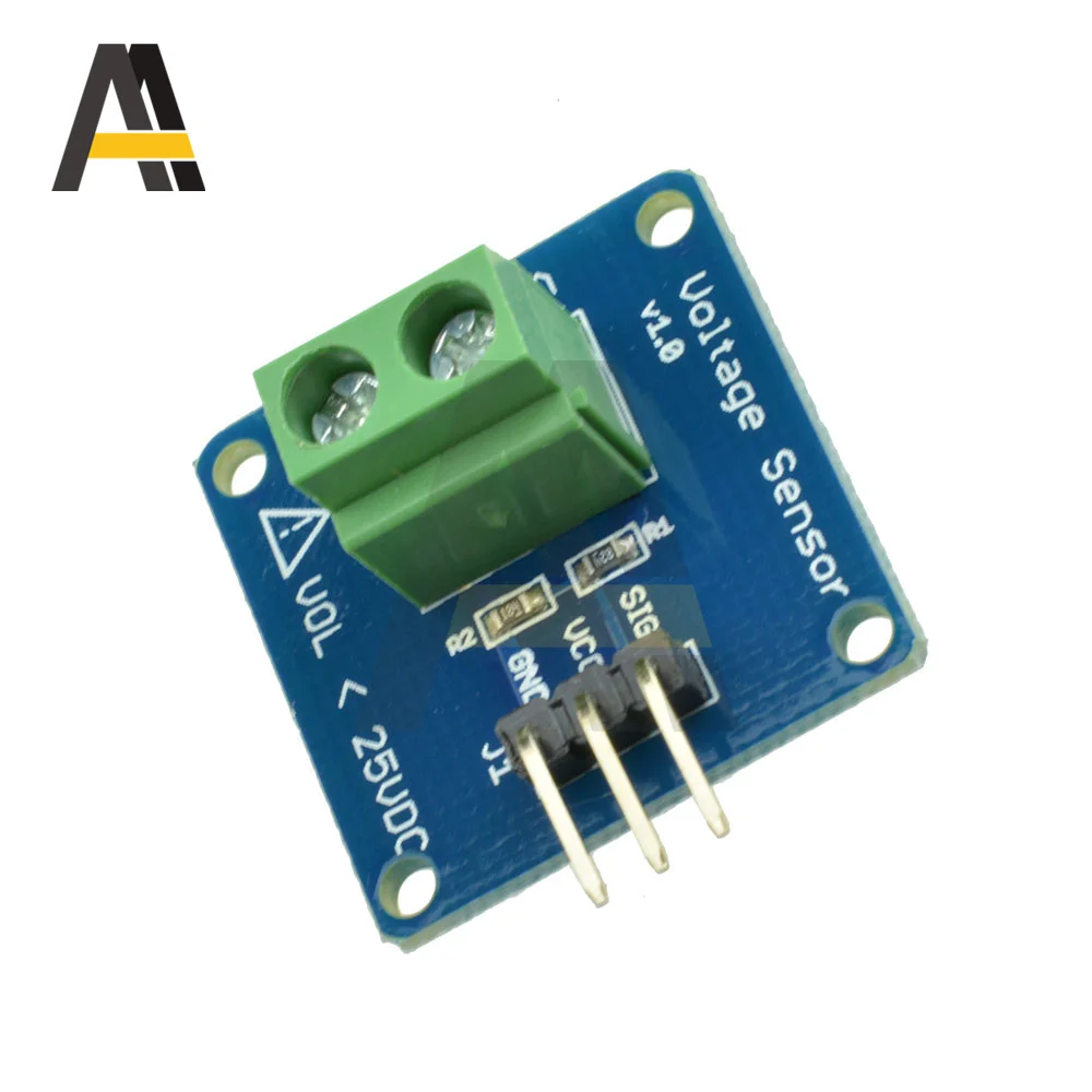 High Accuracy DC Voltage Sensor Module 25V Voltage Detector Voltage Divider Detect Module Compatible for Arduino
High Accuracy DC Voltage Sensor Module 25V Voltage Detector Voltage Divider Detect Module Compatible for Arduino