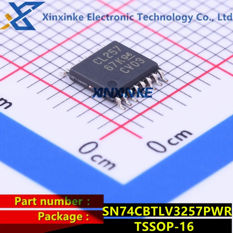SN74CBTLV3257PWR TSSOP-16 CL257 Encoders Decoders Multiplexers & Demultiplexers Level 4-Bit 1-of-2 FET Brand New Original
SN74CBTLV3257PWR TSSOP-16 CL257 Encoders Decoders Multiplexers & Demultiplexers Level 4-Bit 1-of-2 FET Brand New Original