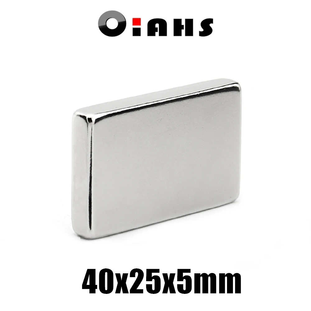 1pcs 40x25x5mm Super Powerful Strong Rare Earth Block NdFeB Magnet Neodymium N35 Magnets 40*25*5mm
1pcs 40x25x5mm Super Powerful Strong Rare Earth Block NdFeB Magnet Neodymium N35 Magnets 40*25*5mm