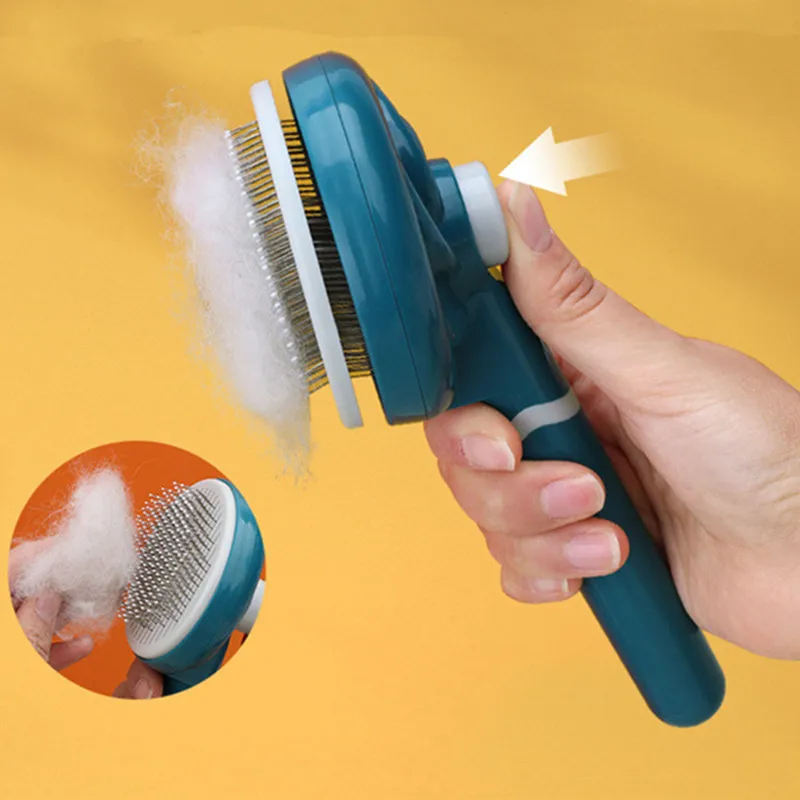 Cat Brush One Button Cat Hair Remover Massage Cats Comb Stainless Steel Pet Grooming Dog Brush Automatic Cats Comb Pet Products
Cat Brush One Button Cat Hair Remover Massage Cats Comb Stainless Steel Pet Grooming Dog Brush Automatic Cats Comb Pet Products