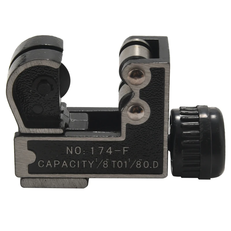 Мини-резак для труб от 1/8 до 1-1/8 дюймов, резак для труб из меди, алюминия, ПВХ, пластика 
Мини-резак для труб от 1/8 до 1-1/8 дюймов, резак для труб из меди, алюминия, ПВХ, пластика