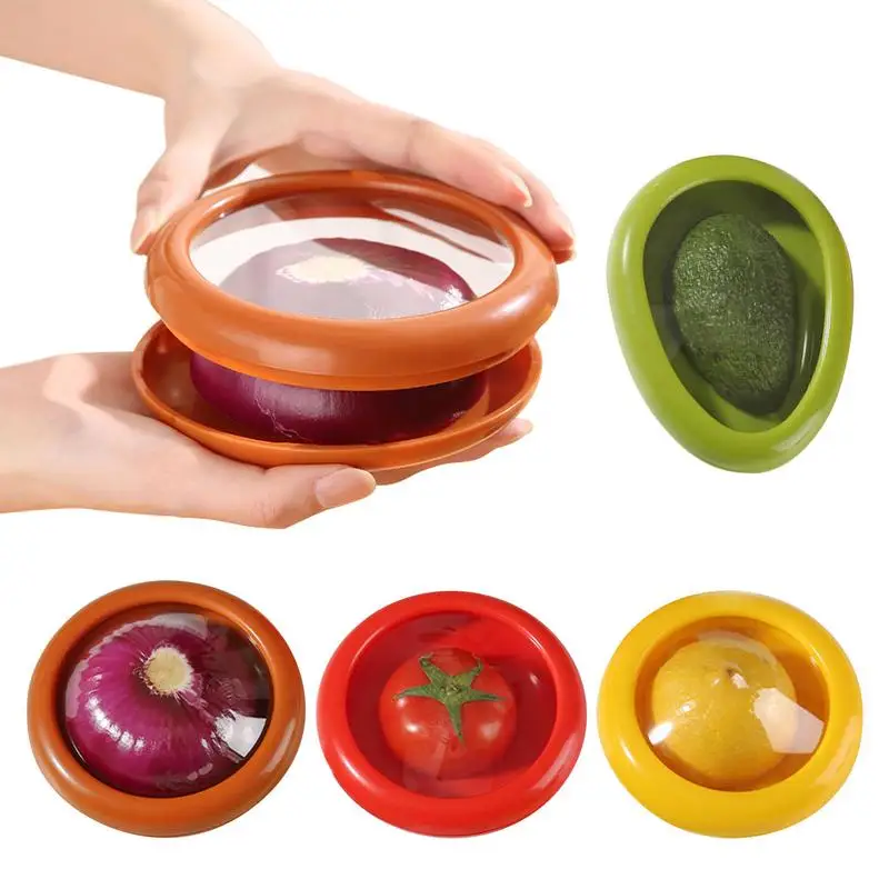 4 Pieces Storage Set Lemon Avocado Tomato Savers Keeper 4 PCS Reusable Vegetable Storage Container For Kitchen Domestic Use
4 Pieces Storage Set Lemon Avocado Tomato Savers Keeper 4 PCS Reusable Vegetable Storage Container For Kitchen Domestic Use