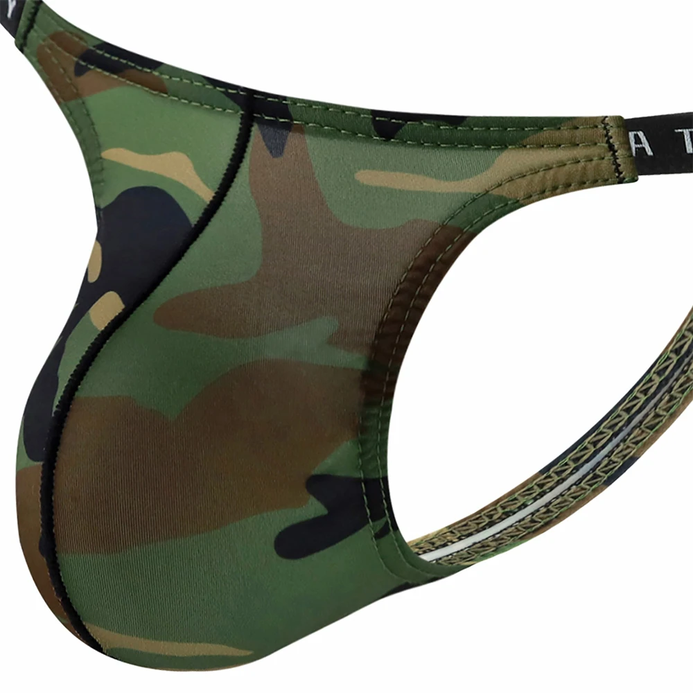 Men's Sexy Panties Bulge Pouch G-String Bikini Men Breathable Thong Briefs Panties Camouflage Gay Male Erotic Bulge Underwer
Men's Sexy Panties Bulge Pouch G-String Bikini Men Breathable Thong Briefs Panties Camouflage Gay Male Erotic Bulge Underwer