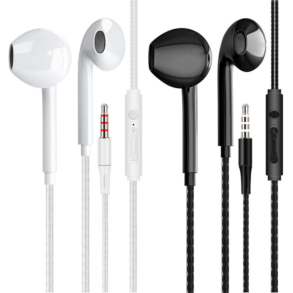 3.5mm Wired Earphones Bass Stereo Earbuds Gym Sports Headphones with Mic Stereo Headset for iPhone Samsung Xiaomi Huawei PC
3.5mm Wired Earphones Bass Stereo Earbuds Gym Sports Headphones with Mic Stereo Headset for iPhone Samsung Xiaomi Huawei PC
