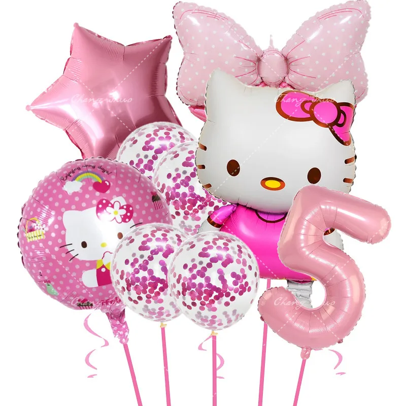 Набор воздушных шаров Hello Kitty MINISO 
Набор воздушных шаров Hello Kitty MINISO