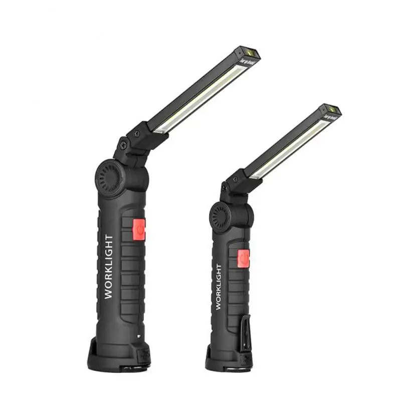 Multifunctional Folding Work Light USB Rechargeable Flashlight With Built-in Battery Pack COB LED FlashLight Camping Flashlight
Multifunctional Folding Work Light USB Rechargeable Flashlight With Built-in Battery Pack COB LED FlashLight Camping Flashlight