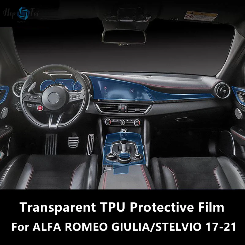 For ALFA ROMEO GIULIA/STELVIO 17-21 Car Interior Center Console Transparent TPU Protective Film Anti-scratch Accessories Refit
For ALFA ROMEO GIULIA/STELVIO 17-21 Car Interior Center Console Transparent TPU Protective Film Anti-scratch Accessories Refit