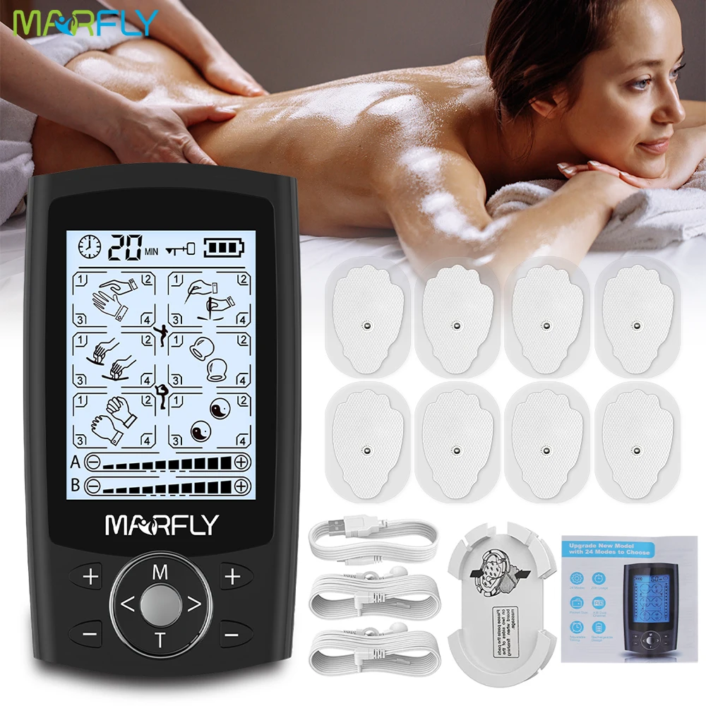 24 Modes 20 Intensity Eletric Pulse Tens Muscle Stimulator EMS Digital Physiotherapy Acupuncture Body Massager Relax Pain Relief
24 Modes 20 Intensity Eletric Pulse Tens Muscle Stimulator EMS Digital Physiotherapy Acupuncture Body Massager Relax Pain Relief