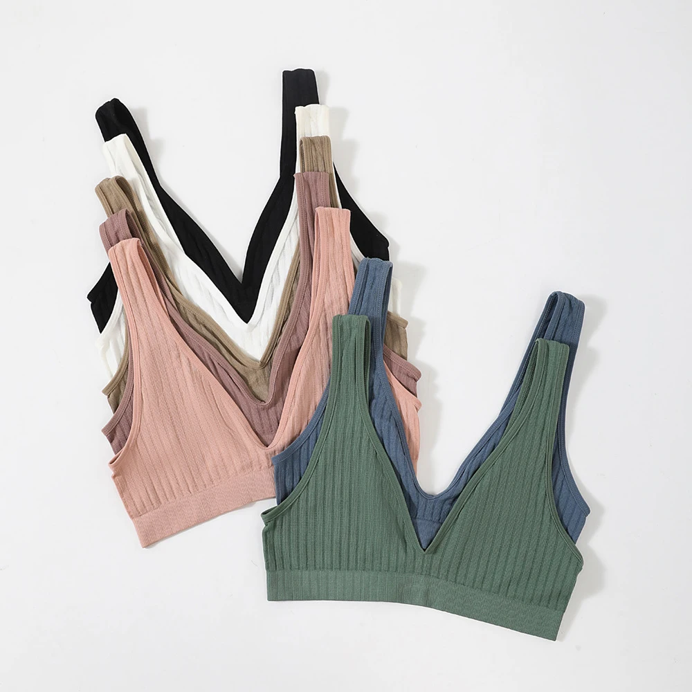 Sexy Push Up Bra Sports Women Bra Wire Free Brassiere Rib Bralette Women's Underwear Top Comfortable Backless Reinforced Bra
Sexy Push Up Bra Sports Women Bra Wire Free Brassiere Rib Bralette Women's Underwear Top Comfortable Backless Reinforced Bra