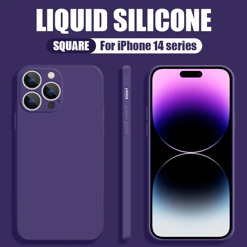 NEW Square Liquid Silicone Phone Case for IPhone 13 12 11 Pro Max Mini Soft Shockproof Case for IPhone 14 Pro MAX 6 7 8 Plus SE
NEW Square Liquid Silicone Phone Case for IPhone 13 12 11 Pro Max Mini Soft Shockproof Case for IPhone 14 Pro MAX 6 7 8 Plus SE