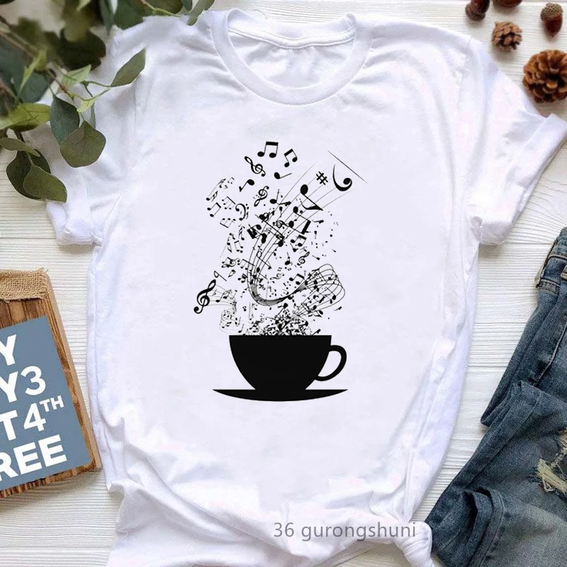 Music Note Tee Print T Shirts Women Clothes 2022 Music Lover Tshirt Femme Summer Short Sleeve T-Shirt Female Harajuku Shirt
Music Note Tee Print T Shirts Women Clothes 2022 Music Lover Tshirt Femme Summer Short Sleeve T-Shirt Female Harajuku Shirt