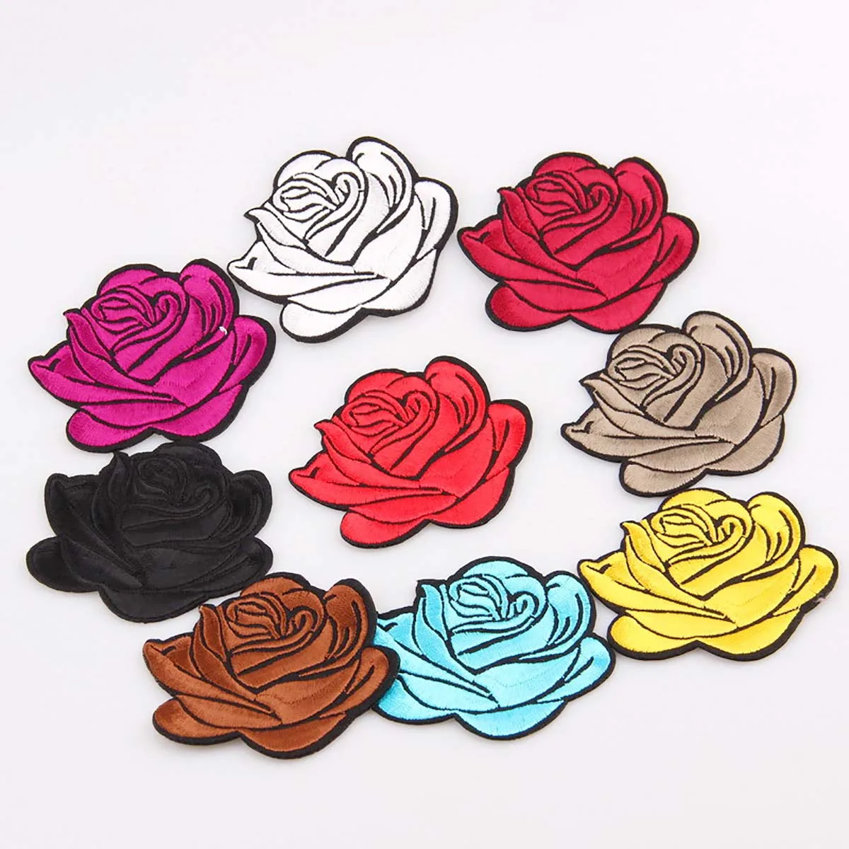 1Pcs Women Men DIY Embroidery Flower Patch Rose Patch Iron On Patches for Clothes 9 Colors Clothing Accessories Fabric Patch
1Pcs Women Men DIY Embroidery Flower Patch Rose Patch Iron On Patches for Clothes 9 Colors Clothing Accessories Fabric Patch