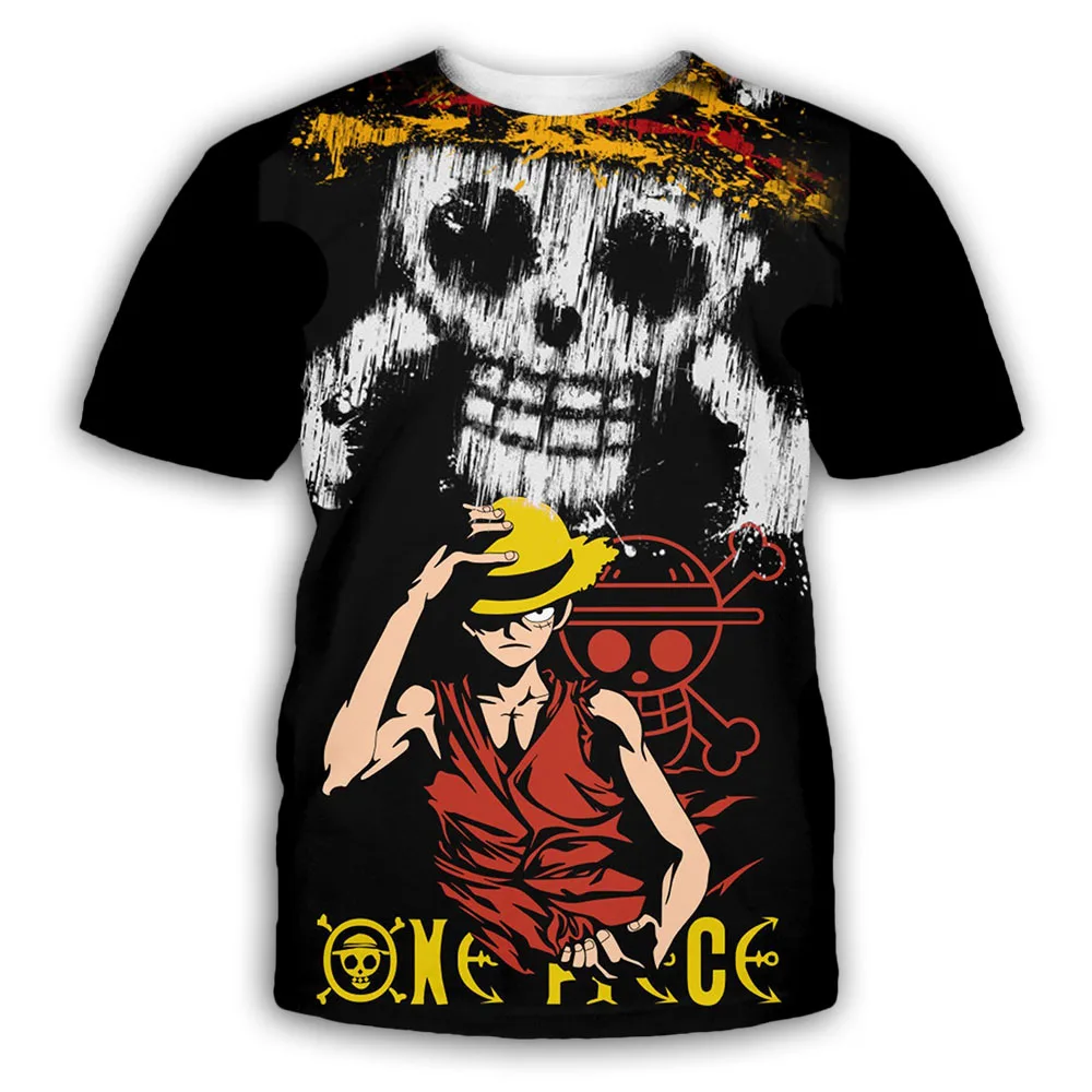 Anime One-piece Luffy Summer Hot-selling 3Dprinting Interesting Pattern Street Casual T-shirt Round Neck Short-sleeved Kids Top
Anime One-piece Luffy Summer Hot-selling 3Dprinting Interesting Pattern Street Casual T-shirt Round Neck Short-sleeved Kids Top