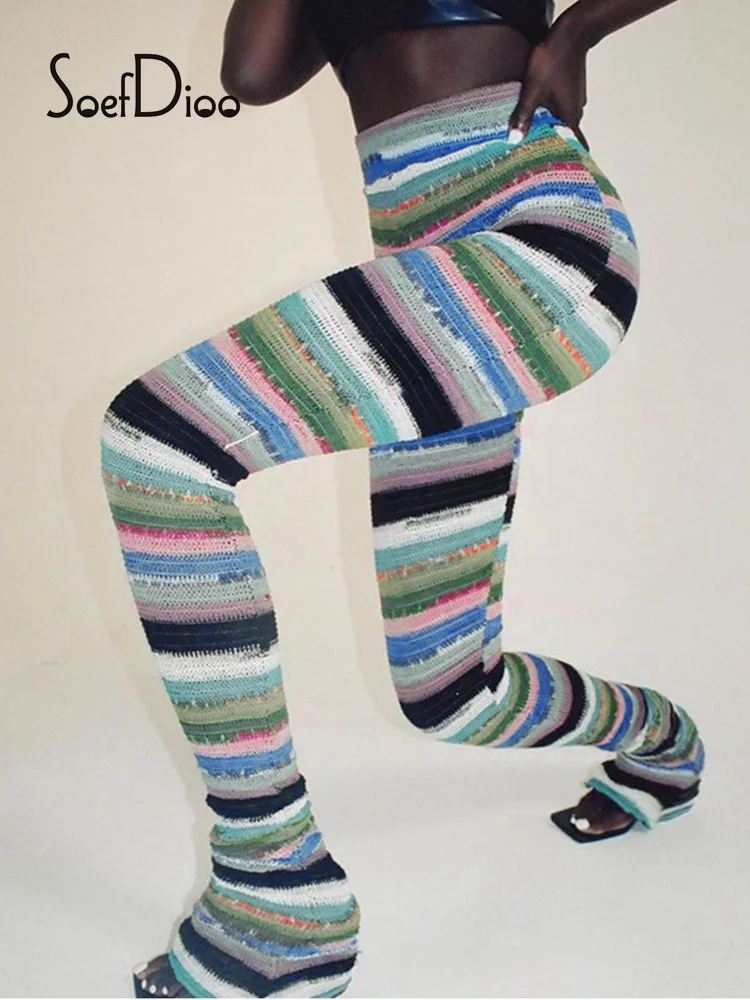 Soefdioo Stripe Printed Stacked Sporty Pants Knitting Stretchy Skinny High Waist Pencil Trousers Spring 2022 Sexy Streetwear
Soefdioo Stripe Printed Stacked Sporty Pants Knitting Stretchy Skinny High Waist Pencil Trousers Spring 2022 Sexy Streetwear